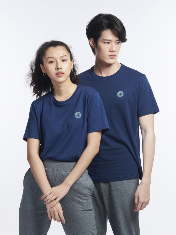 Unisex Basic T-Shirt เสื้อยืด สีน้ำเงินเข้ม-22