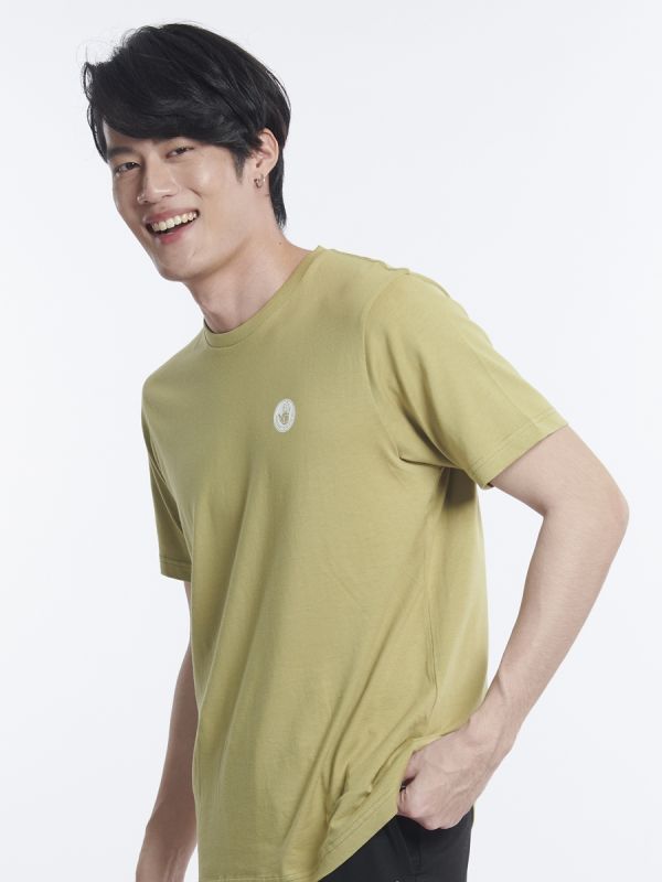 Unisex Basic T-Shirt เสื้อยืด สีเขียวอ่อน-83