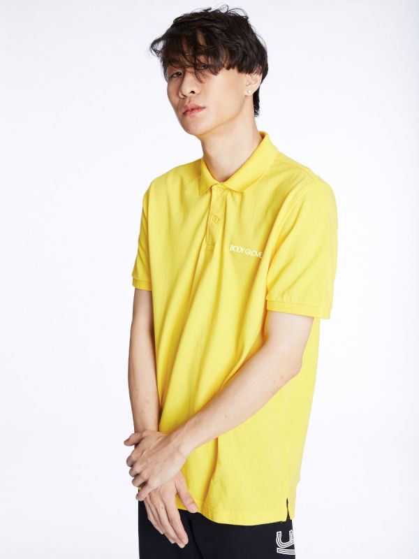 Men's CLASSIC POLO เสื้อโปโลผู้ชาย สีเหลือง-14