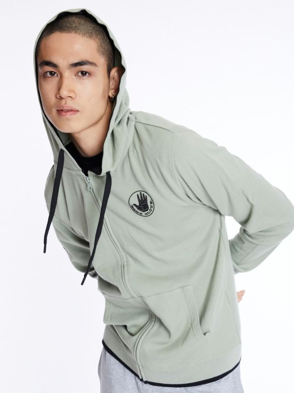 Men's SC Essential Hoodies เสื้อฮู้ด ผู้ชาย สีเขียวอ่อน-63