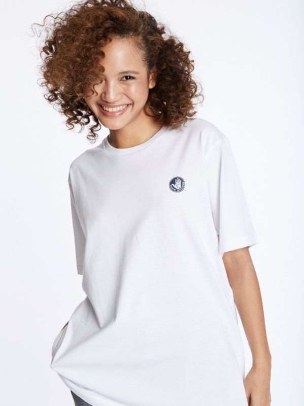 Unisex Basic T-Shirt เสื้อยืด สีขาว-00