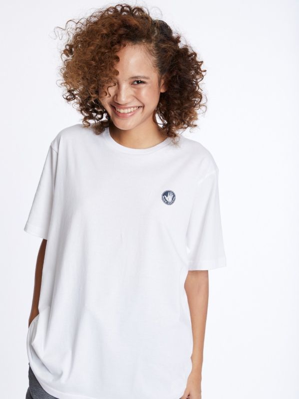 Unisex Basic T-Shirt เสื้อยืด สีขาว-00