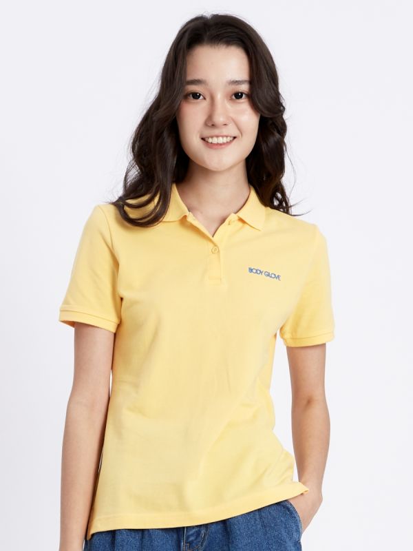 Women's CLASSIC POLO Summer 2024 - Lollipop เสื้อโปโลผู้หญิง สีเหลือง 97