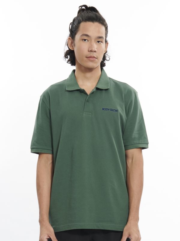 Men's CLASSIC POLO Summer 2023 - เสื้อโปโลผู้ชาย สี Army Green