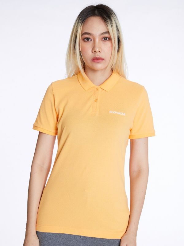 Women's CLASSIC POLO เสื้อโปโลผู้หญิง สีส้ม-54