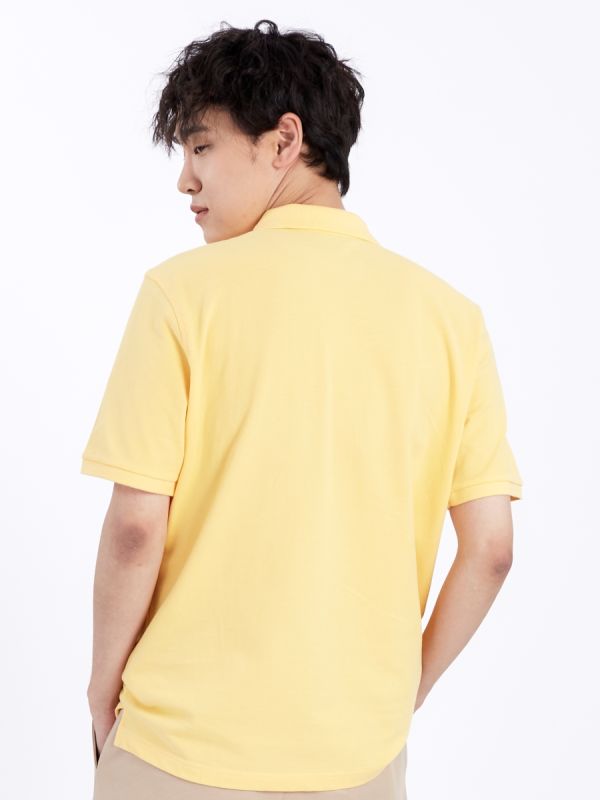 Men's CLASSIC POLO Summer 2024 - Yellow เสื้อโปโลผู้ชาย สีเหลือง 97