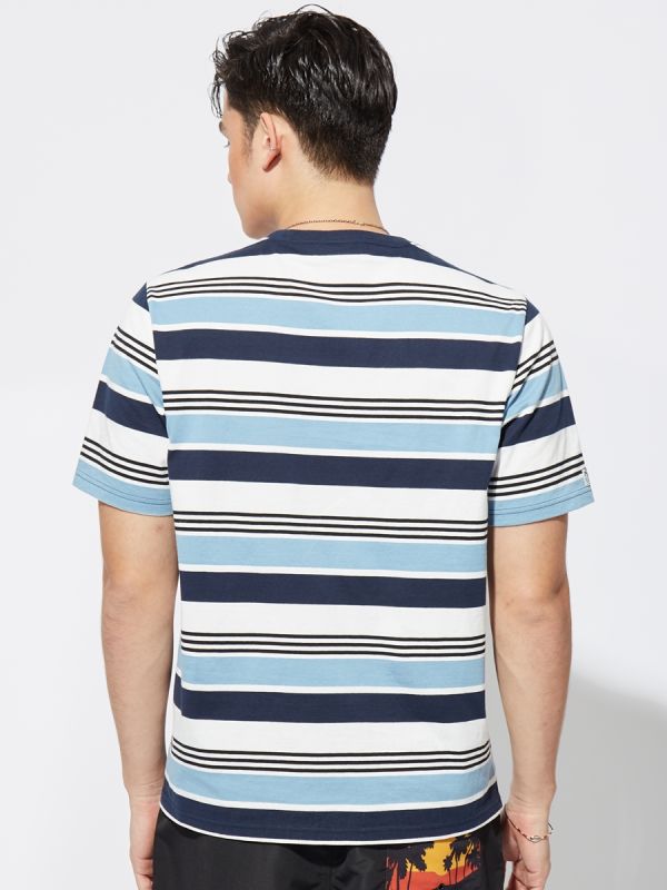 Men's WAVE OF CHANGE T-Shirt เสื้อยืดผู้ชาย สีฟ้า-02