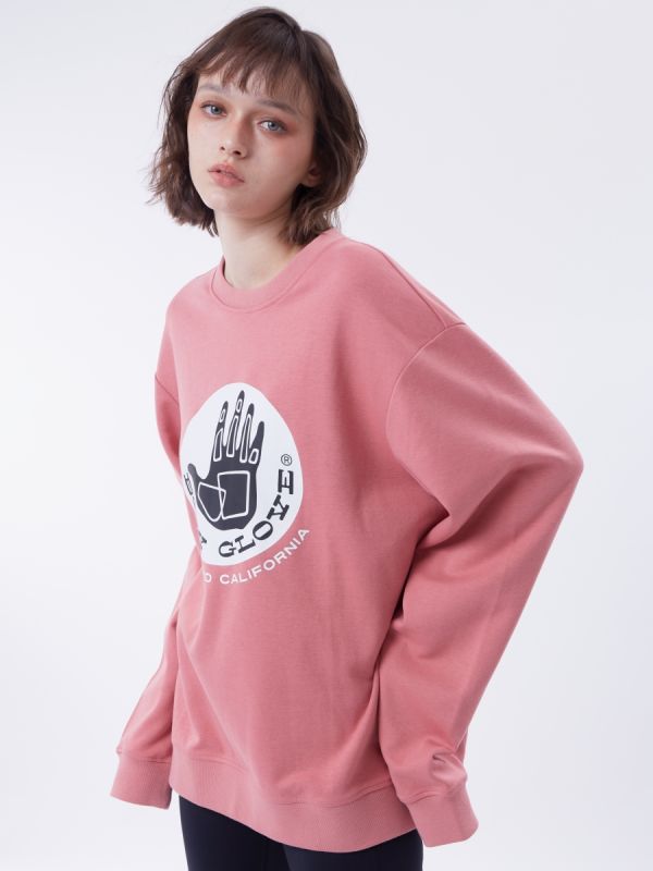 Basic ORIGINAL LOGO SWEATER Winter 2023 - Pink เสื้อกันหนาวแขนยาว สีชมพู
