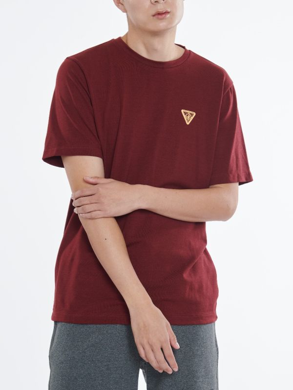 Men's SC THROWBACK T-Shirt เสื้อยืดแขนสั้น ผู้ชาย (Small Logo) สีแดง - 29