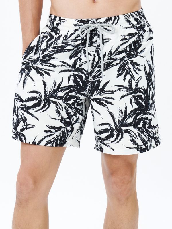 Men's Swimwear Broad Shorts - กางเกงขาสั้น สี Off. White
