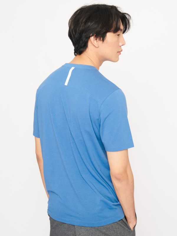 Men's SC THROWBACK T-Shirt เสื้อยืดแขนสั้น ผู้ชาย (Small Logo) สีน้ำเงิน -38