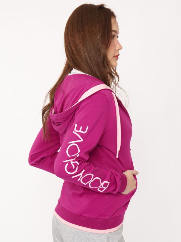 Women's SC ESSENTIAL Hoodie Fall-Winter 2022 - เสื้อฮู้ด Essential สีชมพู35