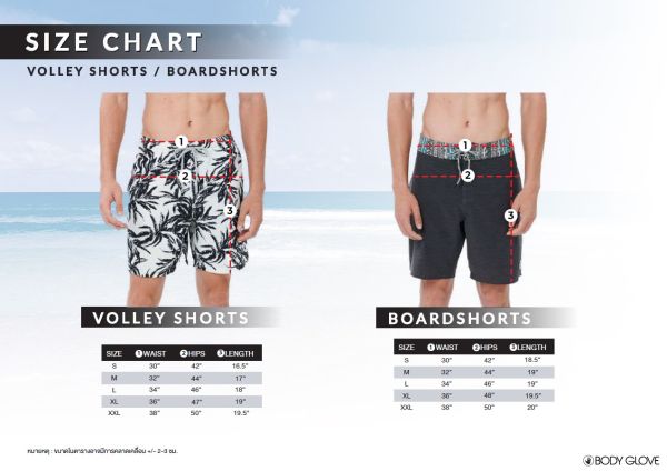 Men's Swimwear Broad Shorts - กางเกงขาสั้น ลายตาราง สี Navy