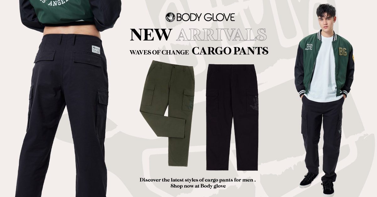 WAVES OF CHANGE CARGO PANTS กางเกง Cargo Pants กำลังมาแรง ทรงกางเกงได้แรงบันดาลใจมาจากกางเกงสไตล์ทหาร